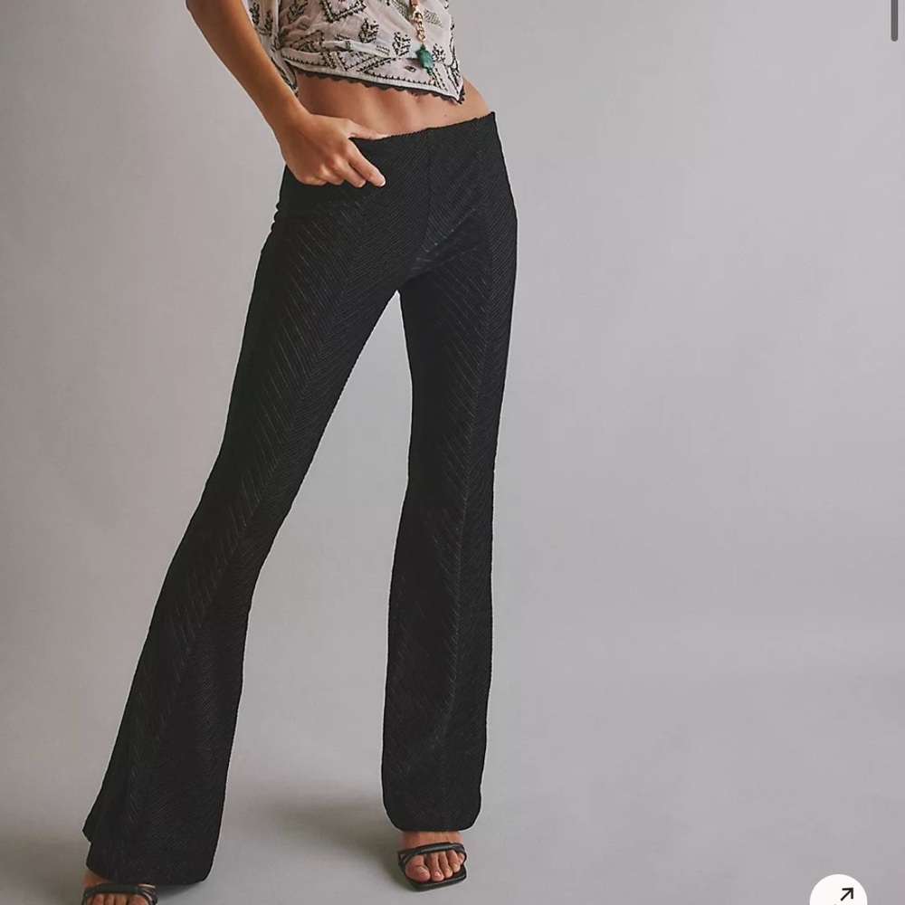 Free People Penny Pull On Velvet Flare